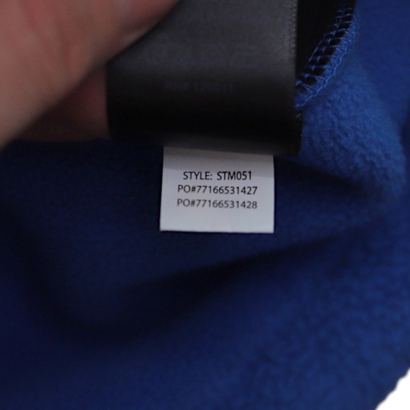 Stoic Color block Snap Neck Fleece Pullover Jacket Mens L STM051 - Picture 9 of 14